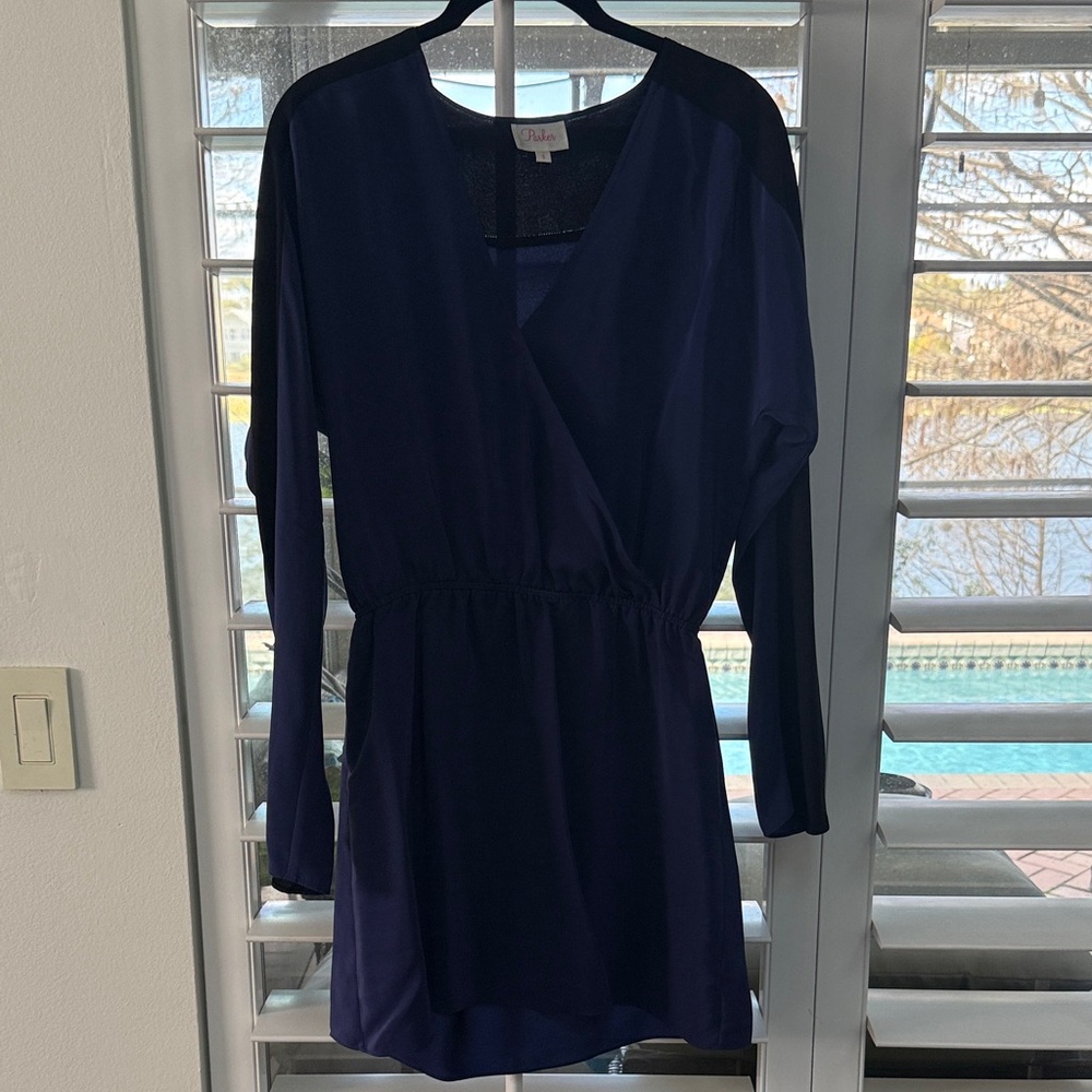 Parker Navy Blue Mini Dress